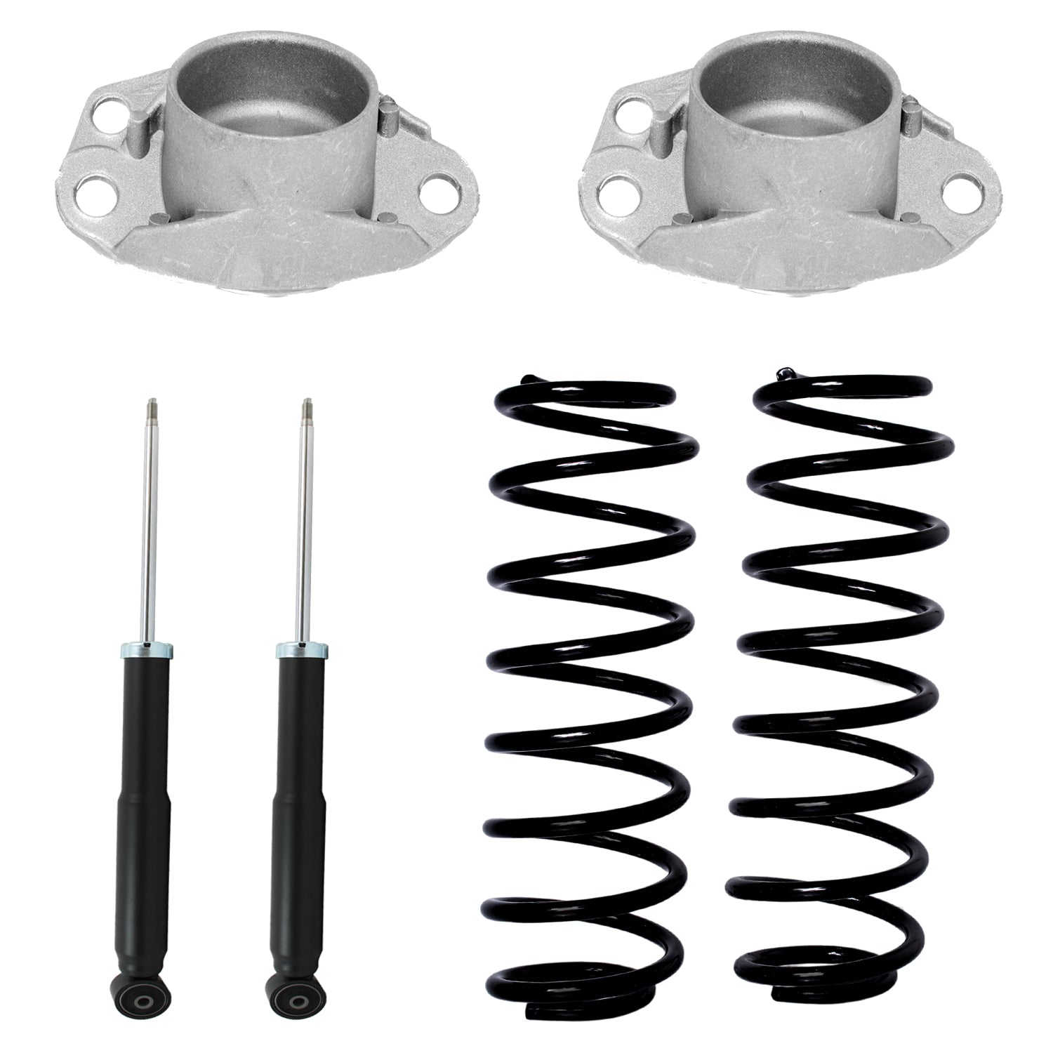 Kit Original Resortes y Amortiguadores Ag Volkswagen Crossfox 2012-2014 Trasero