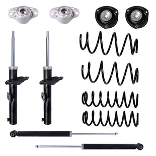 Amortiguadores Originales, Resortes y Bases AG Seat Ibiza 6F (Buje 12 mm) 2018-2020 Delanteros y Traseros