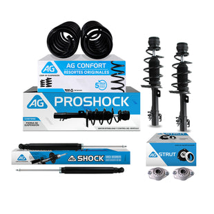 Combo de supensión original AG Volkswagen Vento 2014-2022 Del y Tras