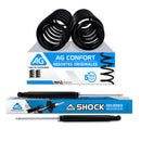 Resortes y Amortiguadores Reforzados Ag Volkswagen Vento 2014-2022 Traseros-1