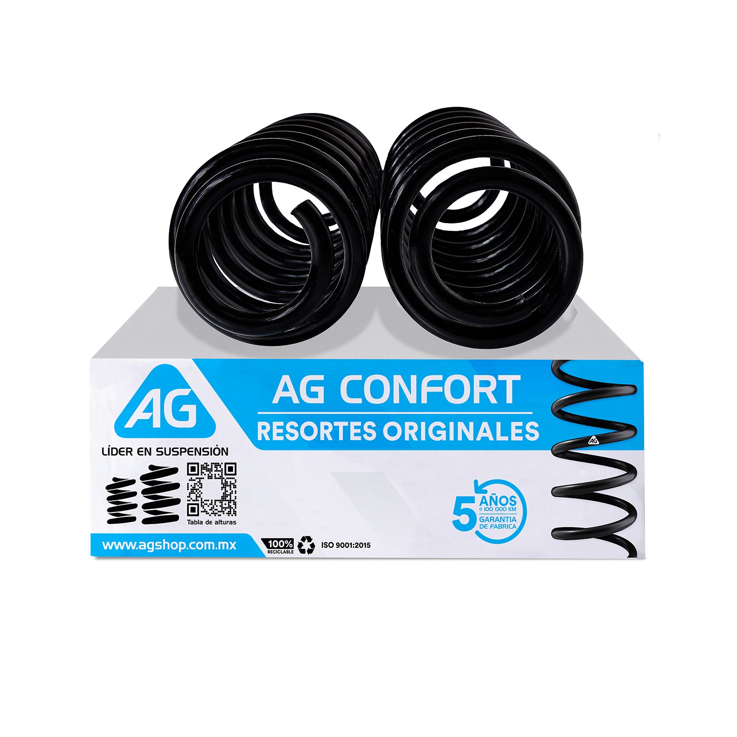 Resortes Originales Ag Confort Seat Toledo IV 2012-2019 Par Trasero