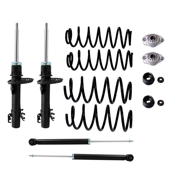 Amortiguadores, Resortes y Bases AG Seat Ibiza 2009-2017 Delanteros y Traseros