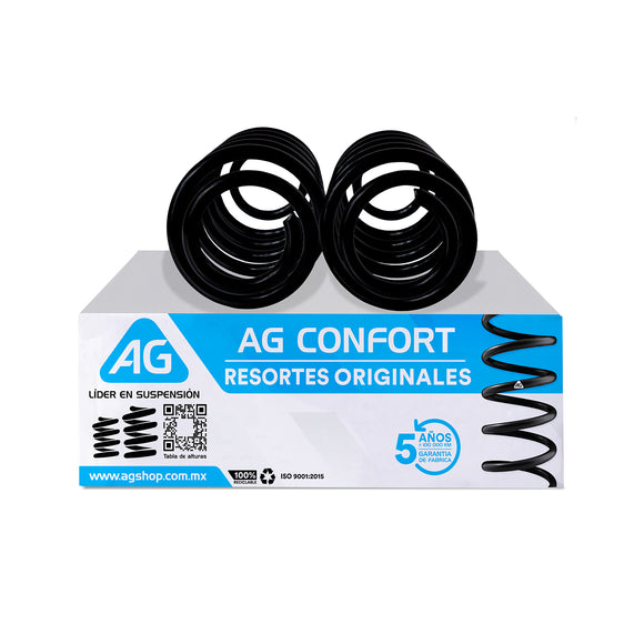 Resortes Ag Confort Volkswagen Polo 2009-2025 Traseros