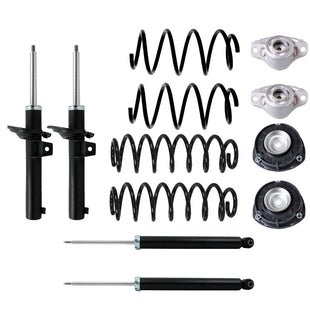 Kit Original Resortes, Amortiguadores y Bases Seat León (Para suspensión Independiente) 2013-2020 Delanteros y Traseros