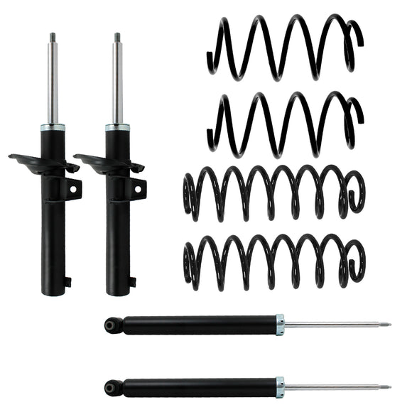 Kit Original Resortes y Amortiguadores Volkswagen Jetta A7 (Eje Suspensión Independiente Buje 10 mm) 2019-2025 8 Piezas Del y Tras