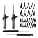 Resortes y Amortiguadores AG Volkswagen Jetta A7 (Carter 50 mm) (Eje Suspensión Independiente Buje 10 mm) 2019-2025 Delanteros y Traseros-1