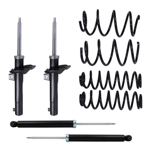 Resortes y Amortiguadores AG Volkswagen Jetta A7 (Carter 50 mm) (Eje Suspensión Independiente Buje 10 mm) 2019-2025 Delanteros y Traseros