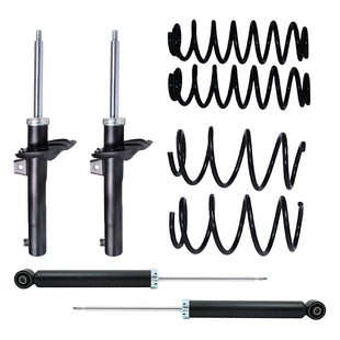 Resortes y Amortiguadores AG Volkswagen Jetta A7 (Carter 55 mm) (Eje Suspensión Independiente Buje 14 mm) 2019-2025 Delanteros y Traseros