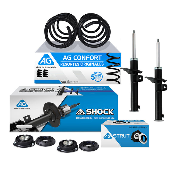 Kit Original Resortes, Amortiguadores y Bases Volkswagen Jetta A7 2019-2025 6 Piezas Del