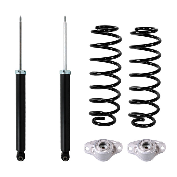 Kit Original Resortes, Amortiguadores y Bases Volkswagen Golf A7 (Para suspensión Independiente) 2014-2020 6 Piezas Tras