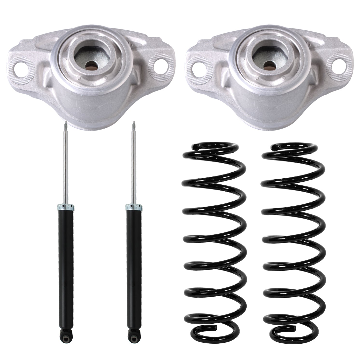 Kit Original Resortes, Amortiguadores y Bases Volkswagen Golf A7 (Para suspensión Independiente) 2014-2020 6 Piezas Tras