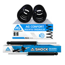 Kit Original Resortes y Amortiguadores Volkswagen Sportwagen Sportwagen (Eje Suspensión Independiente Buje 10 mm) 2015-2017 4 Piezas Traseras-1