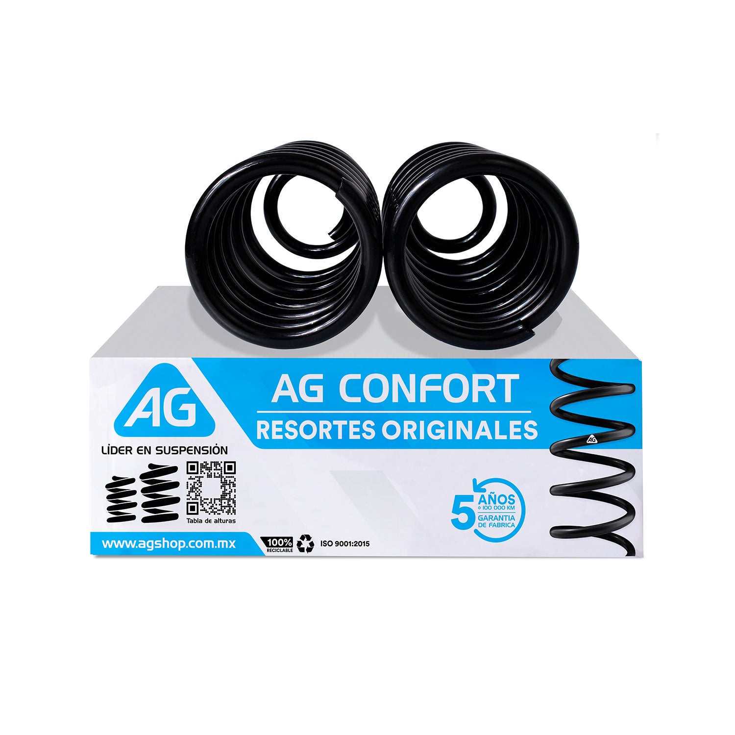 Resortes Originales Ag Confort Dodge Serie K Volare 86-88 Par Trasero