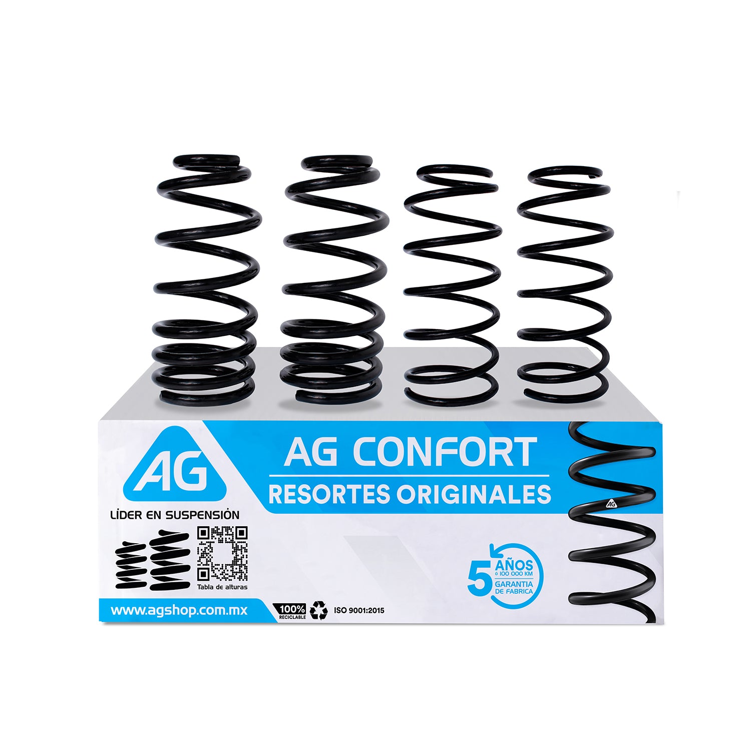 Resortes Originales Ag Confort Dodge Chrysler Shadow /Spirit 89-95 Kit 4 Piezas