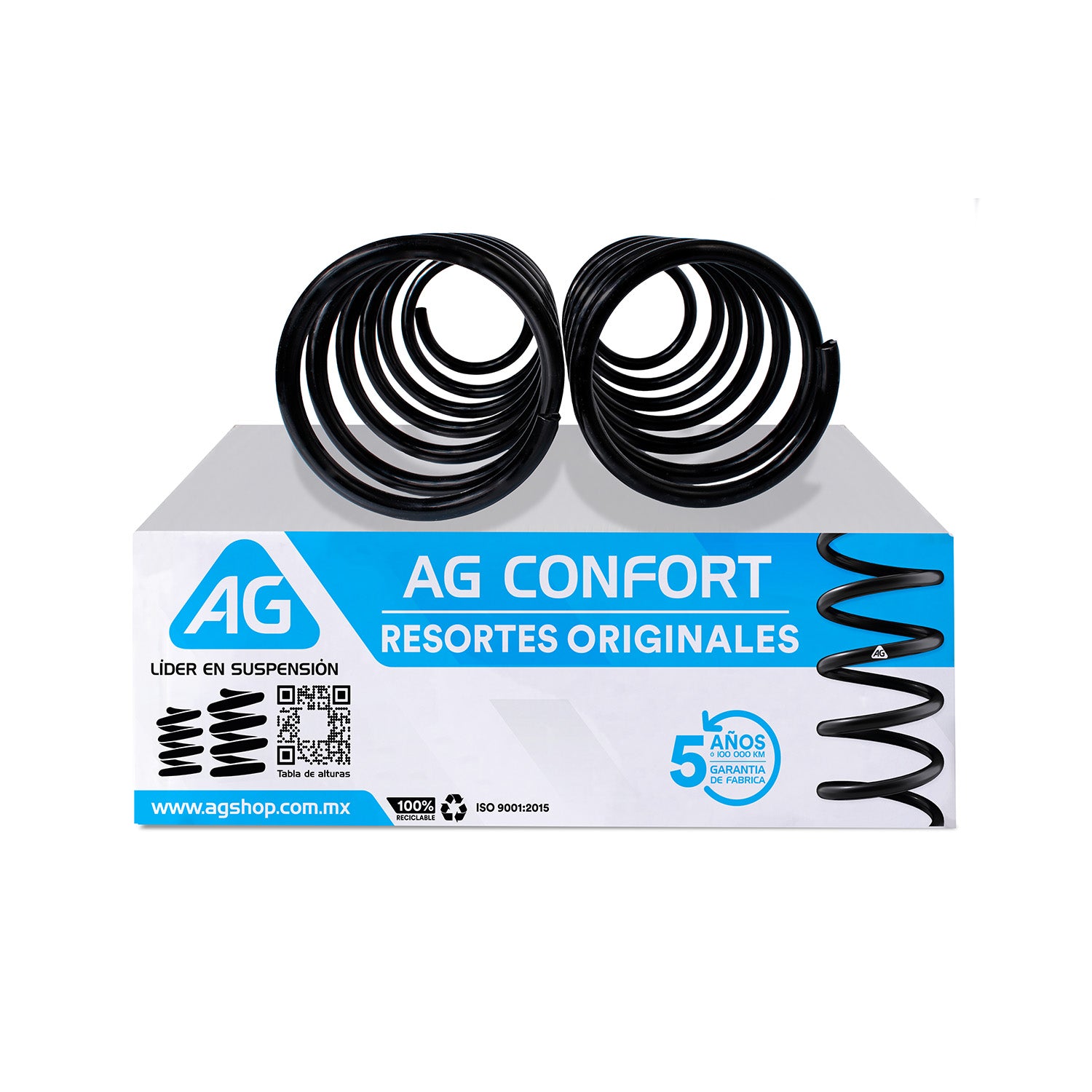 Resortes Originales Ag Confort Dodge Serie K Lebaron 86-95 Par Delantero