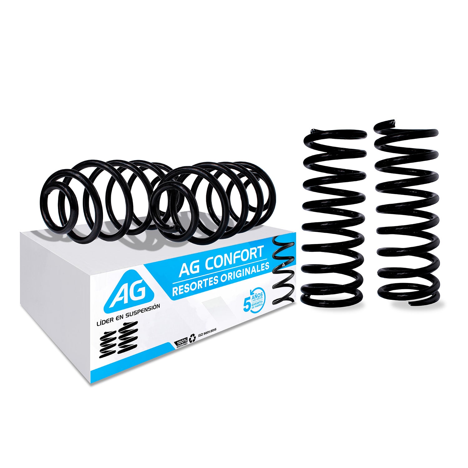 Resortes Originales Ag Confort Chevrolet Chevelle 8 Cyl 78-88 Kit 4 Piezas