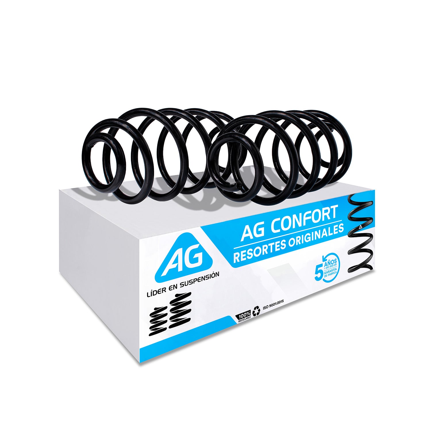 Resortes Originales Ag Confort Chevrolet Malibu 71-83 Par Trasero