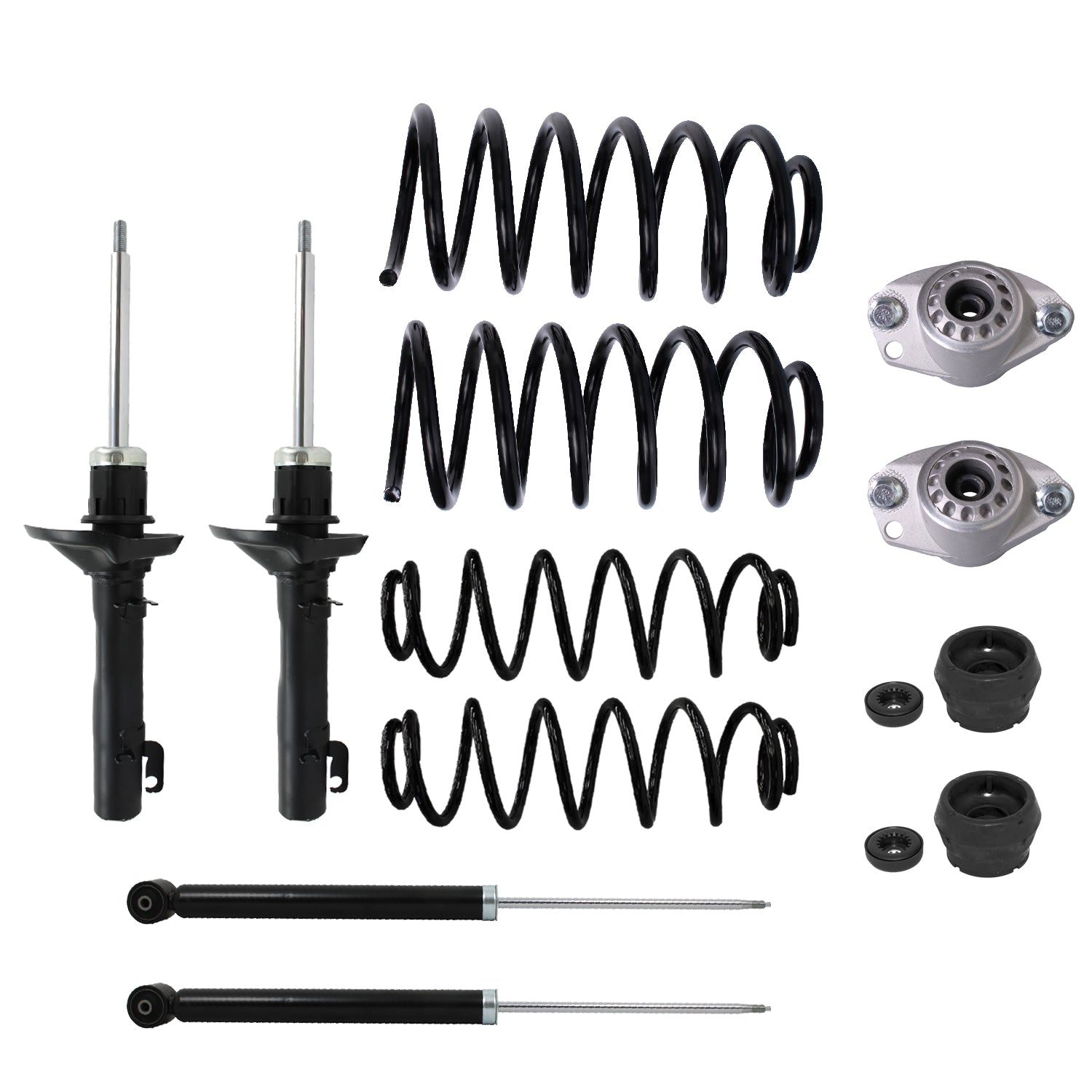 Amortiguadores Originales, Resortes y Bases AG Seat Leon 1999-2005 Delanteros y Traseros