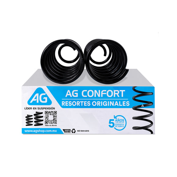 Resortes Originales Ag Confort Audi A3 (8L) (Reforzado) 1999-2003 Par Delantero Reforzados