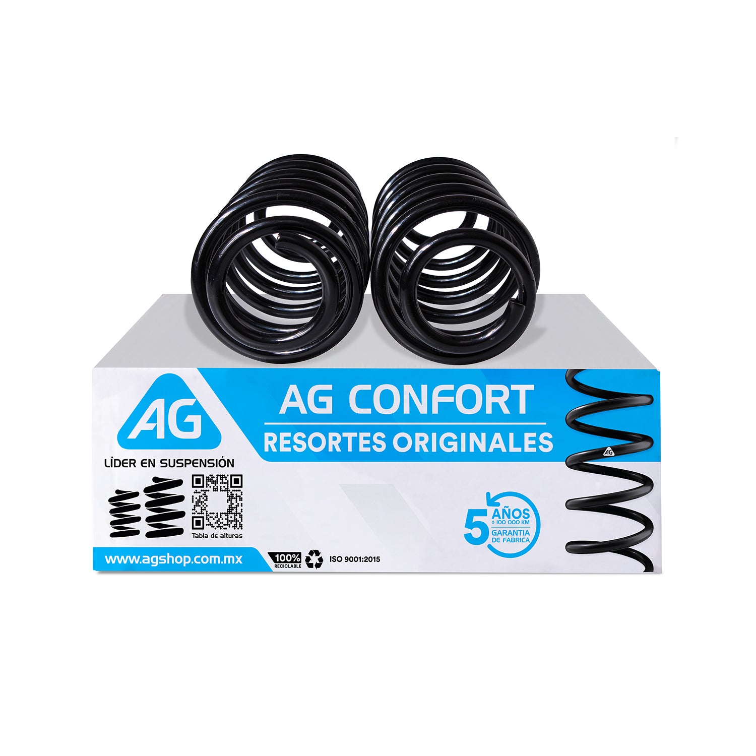 Resortes Originales Ag Confort Seat Toledo II 1998-2005 Par Trasero