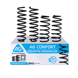 Resortes Originales Ag Confort Volkswagen Derby 1995-2009 Kit 4 Piezas