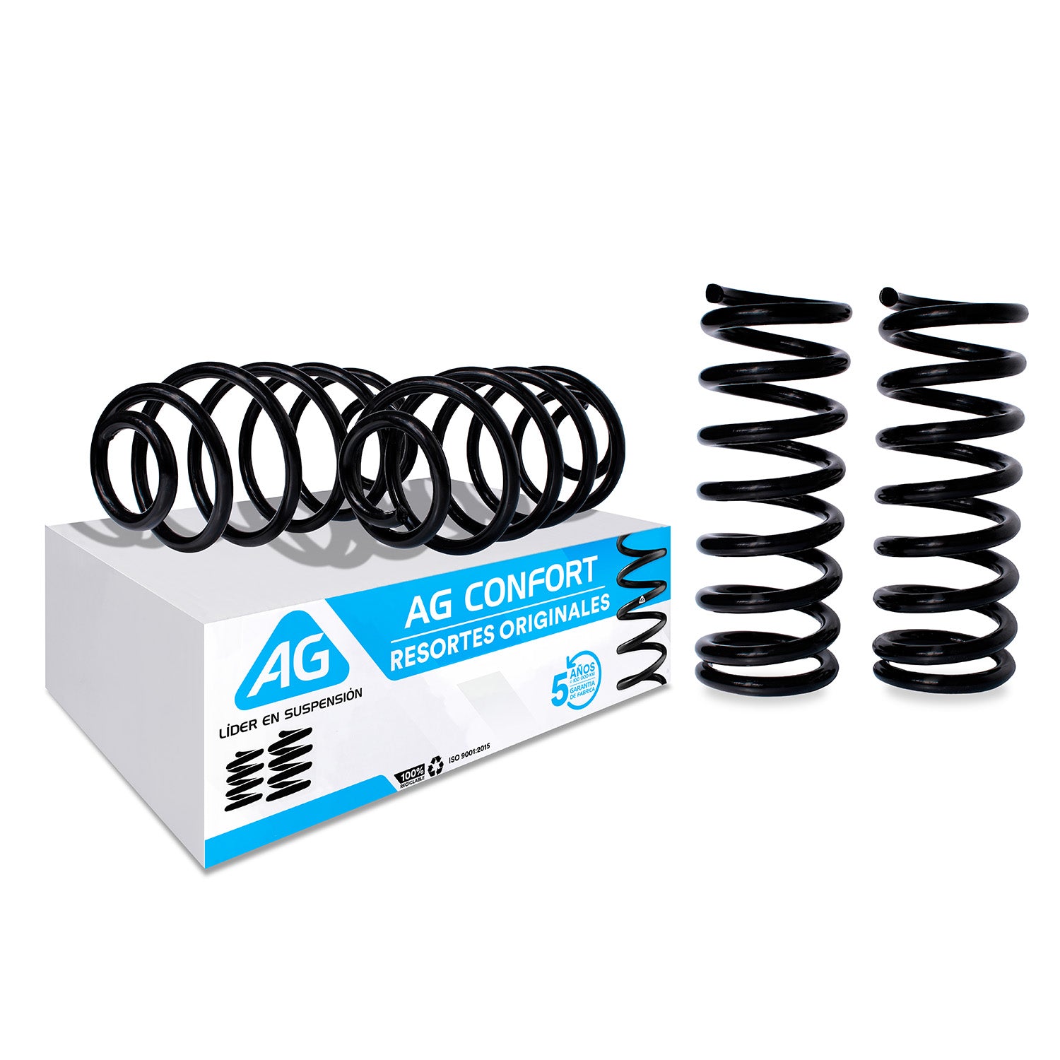 Resortes Originales Ag Confort Chevrolet Montecarlo 6 Cyl 78-88 Kit 4 Piezas