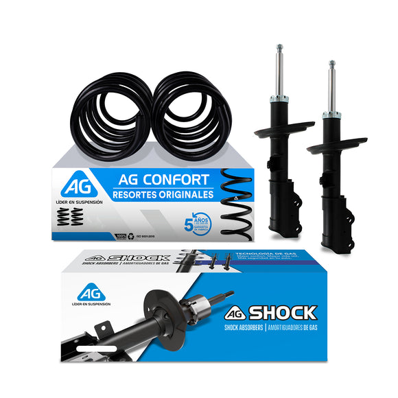 Kit Original Resortes y Amortiguadores Ag Chevrolet Blazer 2019-2022 Delanteros