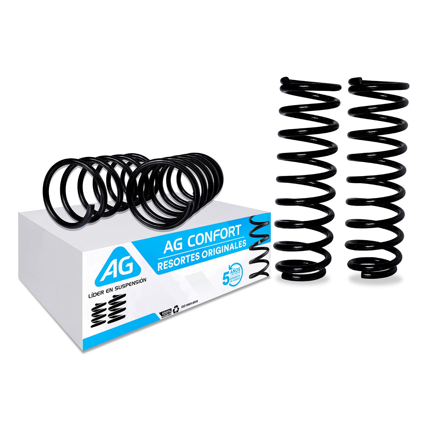 Resortes Originales Ag Confort Toyota Corolla 2009-2013 Delanteros y Traseros