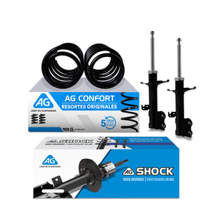 Kit Original Resortes y Amortiguadores Toyota Corolla (Excepto XRS) 2009-2013 Delanteros