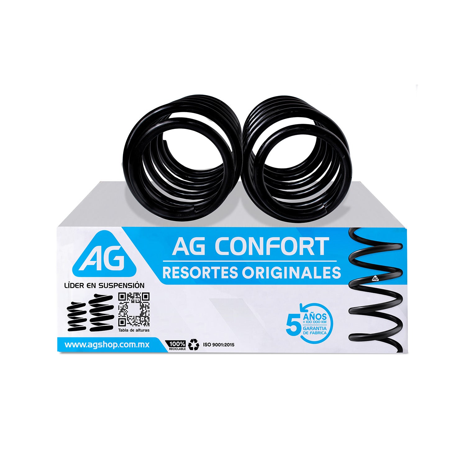 Resortes Ag Confort Kia Rio 2005-2012 delanteros