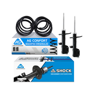 Resortes y Amortiguadores Ag Toyota Corolla (Undécima generación) 2013-2019 Delanteros