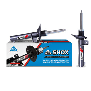 Amortiguadores Deportivos AG Shox Volkswagen Golf A7 (Carter 55 mm) (Trasero Eje Suspensión Independiente Buje 10 mm) 2013-2020 Del