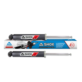 Amortiguadores Deportivos AG Shox Seat Ateca (Carter 50 mm) (Trasero Eje Suspensión Independiente Buje 10 mm) 2017-2026 Traseros