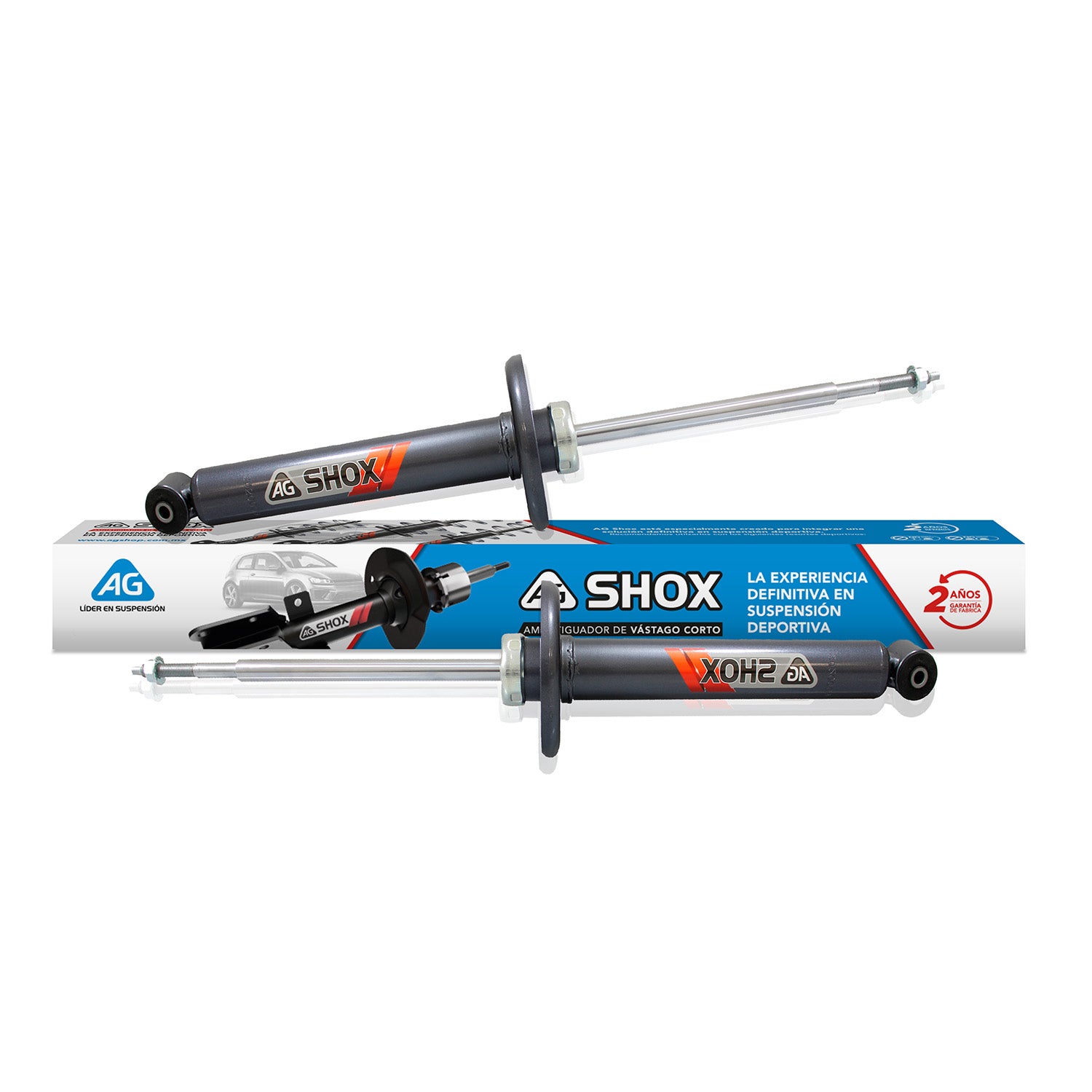 Amortiguadores AG Shox p/Achaparrar para Golf A3 92-99 Tras