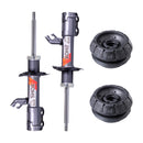 Kit Deportivo Amortiguadores Ag Shox y Bases Nissan March 2011-2023 Delanteros-1