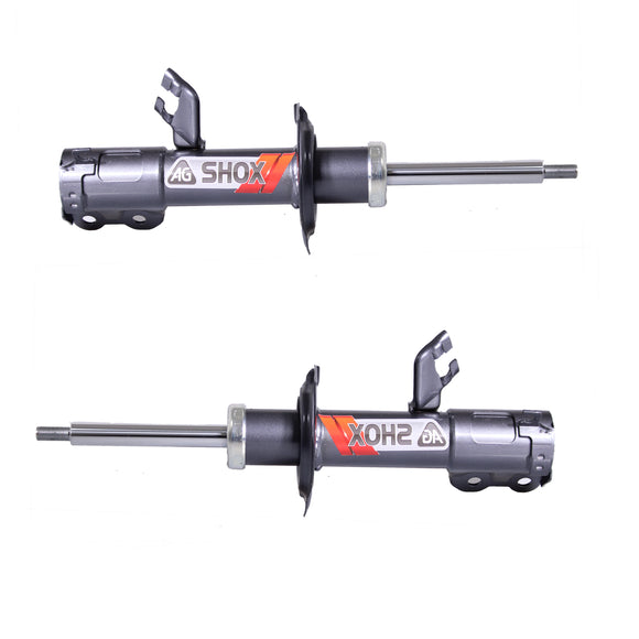 Kit Deportivo Amortiguadores Ag Shox y Bases Nissan March 2011-2023 Delanteros