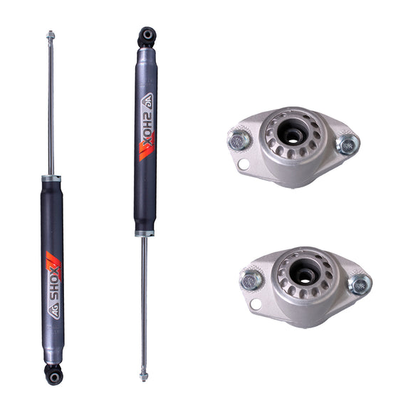 Kit Deportivo Amortiguadores Ag Shox y Bases Volkswagen Vento 2014-2022 Traseros