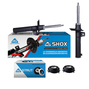 Amortiguadores Deportivos AG Shox Volkswagen Golf A5 (Carter 55 mm) (Trasero con Eje Suspensión Independiente Buje 14 mm) 2006-2008 Delanteros