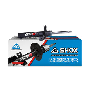 Amortiguador Deportivo AG Shox Volkswagen Passat (Carter 55 mm) (Trasero con Eje Suspensión Independiente Buje 14 mm) 2010-2016 Delantero Derecho