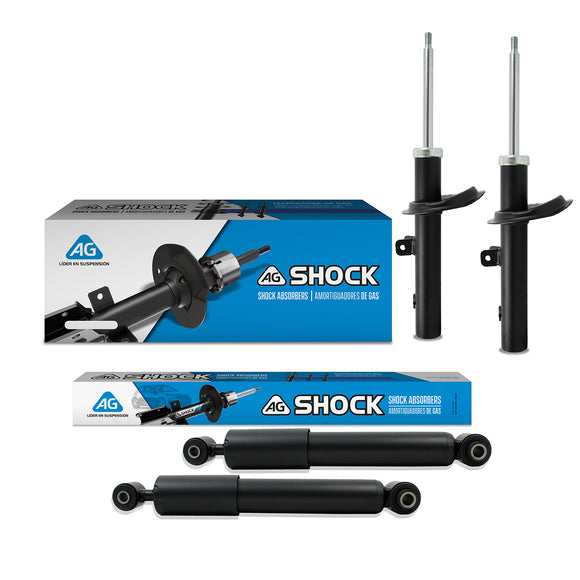Amortiguadores Originales AG Shock Peugeot 207 Compact 2008-2011 Delanteros y Traseros