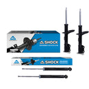 Amortiguadores Originales AG Shock Toyota Sienna 2004-2006 Delanteros y Traseros-1