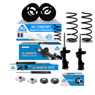 Kit Original Resortes, Amortiguadores y Bases Chevrolet Trax 2013-2020 Delanteros y Traseros