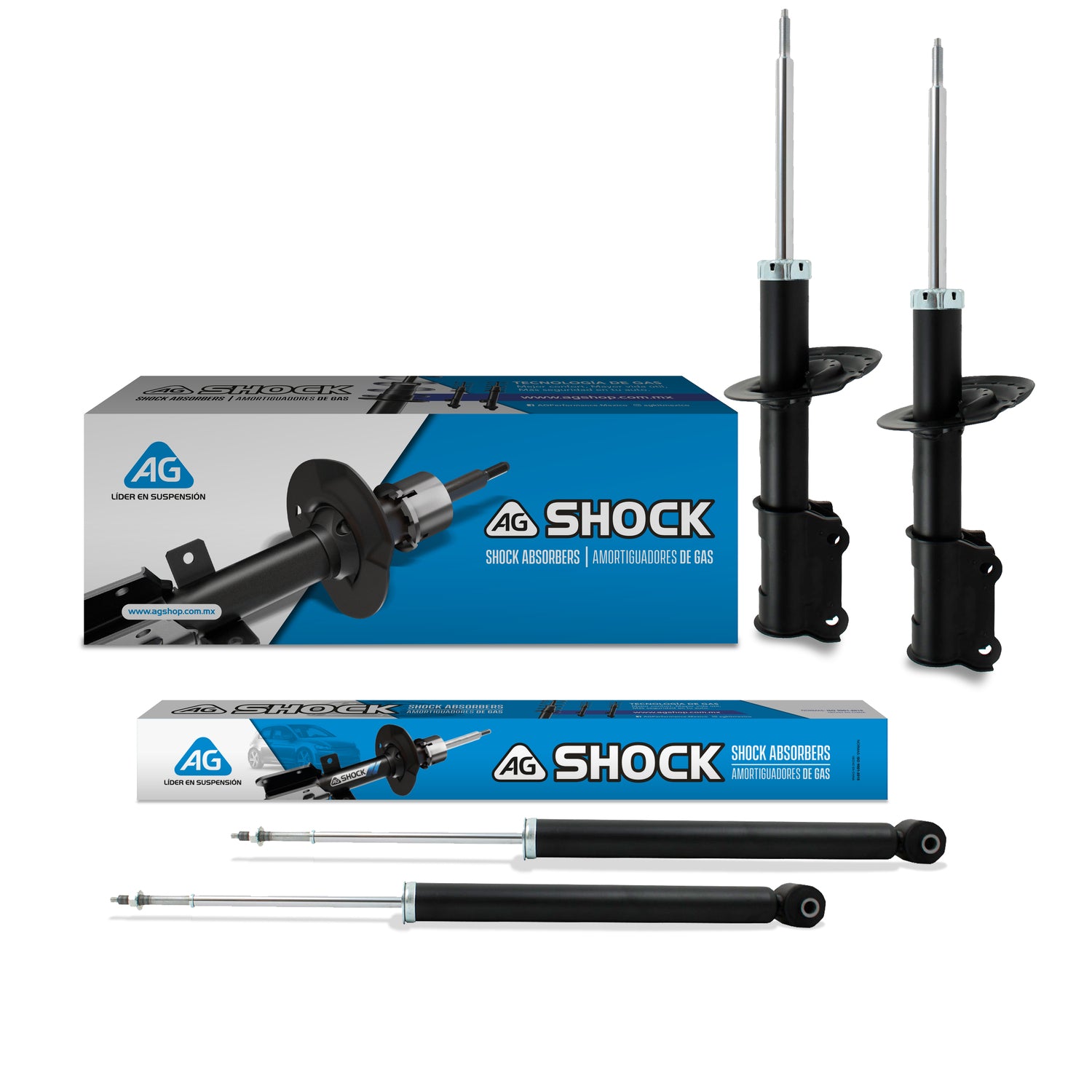Amortiguadores Originales Ag Shock Grand i10 2015-2023 Kit 4 piezas