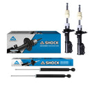 Amortiguadores Originales AG Shock Ford Figo 2016-2022 Delanteros y Traseros-1