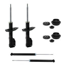 Kit 4 Amortiguadores y Bases Del Honda Fit 2015 al 2020 AG-1