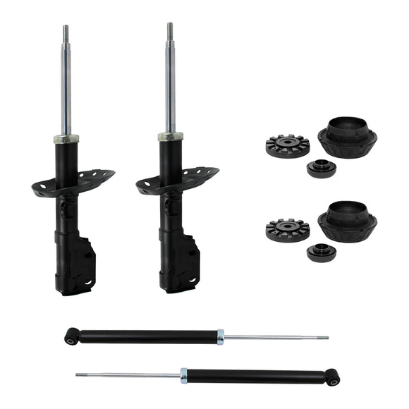 Kit 4 Amortiguadores y Bases Del Honda Fit 2015 al 2020 AG