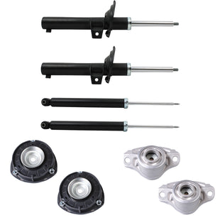 Kit Original Amortiguadores y Bases Volkswagen Golf A7 (Eje Suspensión Independiente Buje 10 mm) (Carter 55 mm) 2014-2020 8 Piezas Del y Tras