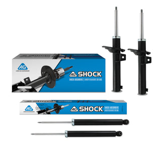 Amortiguadores Originales AG Shock Volkswagen Jetta A7 (Eje Suspensión Independiente Buje 10 mm) (Carter 55 mm) 2019-2026 Delanteros y Traseros