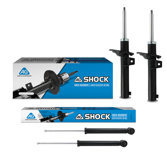 Amortiguadores Originales AG Shock Volkswagen Golf GTI (Carter 55 mm) (Eje rígido Buje 10 mm) 2015-2020 Delanteros y Traseros