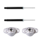 Kit Original Amortiguadores y Bases Volkswagen Golf A7 (Eje Suspensión Independiente Buje 10 mm) (Carter 55 mm) 2014-2020 4 Piezas Tras-1